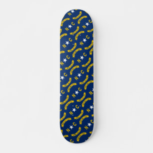 Flagge Detail von North Carolina Skateboard