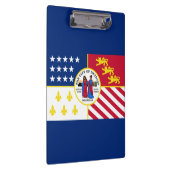 Flagge Detroits, Michigan Clipboard Klemmbrett (Rechts)