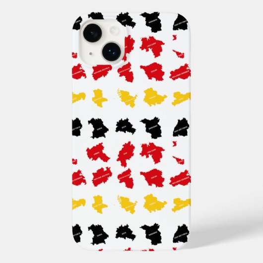Flagge deutscher Staaten Case-Mate iPhone Hülle (Rückseite)