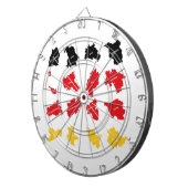 Flagge deutscher Staaten Dartscheibe (Vorderseite rechts)