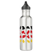 Flagge deutscher Staaten Edelstahlflasche (Rechts)