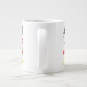 Flagge deutscher Staaten Jumbo-Tasse (Rückseite)