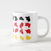 Flagge deutscher Staaten Jumbo-Tasse (Rechts)