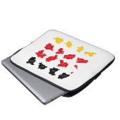 Flagge deutscher Staaten Laptopschutzhülle (Vorne Knopf)