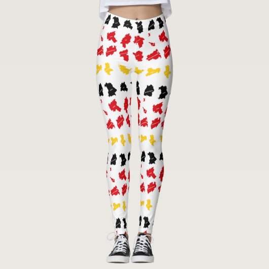 Flagge deutscher Staaten Leggings (Vorderseite)