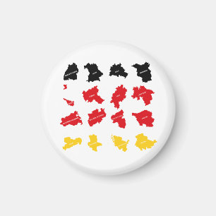 Flagge deutscher Staaten Magnet