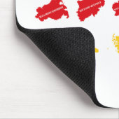 Flagge deutscher Staaten Mousepad (Ecke)