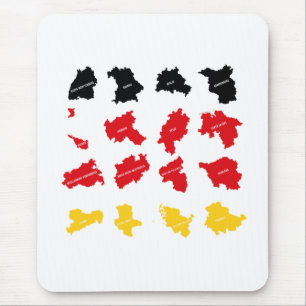 Flagge deutscher Staaten Mousepad