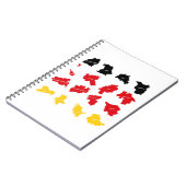 Flagge deutscher Staaten Notizblock (Linke Seite)