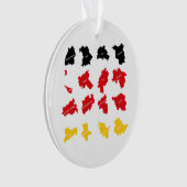 Flagge deutscher Staaten Ornament (Vorderseite)