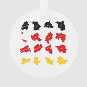Flagge deutscher Staaten Ornament