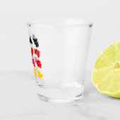 Flagge deutscher Staaten Schnapsglas (Rechts)