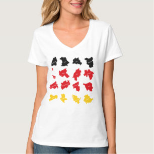 Flagge deutscher Staaten T-Shirt