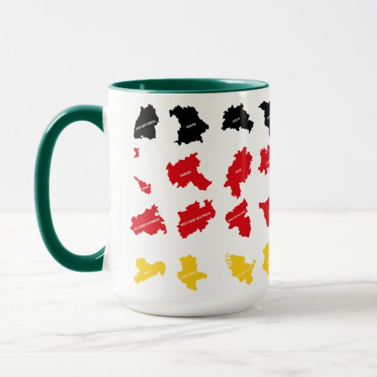Flagge deutscher Staaten Tasse (Links)