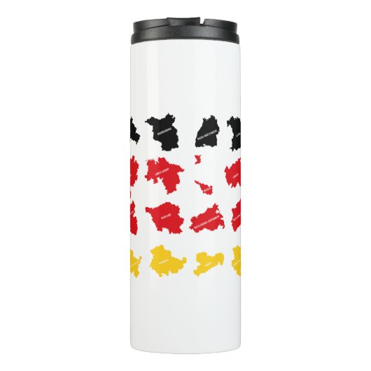 Flagge deutscher Staaten Thermosbecher (Rückseite)