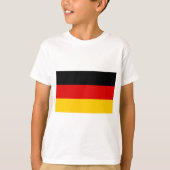 Flagge Deutschland - Bundesflagge und Handelsflagg T-Shirt (Vorderseite)