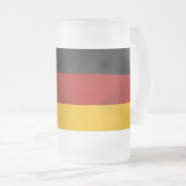 Flagge Deutschland Deutschland Bundesflagge Mattglas Bierglas (VorderseiteRechts)