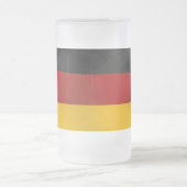 Flagge Deutschland Deutschland Bundesflagge Mattglas Bierglas (Mittel)