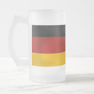 Flagge Deutschland Deutschland Bundesflagge Mattglas Bierglas