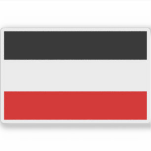 Flagge Deutschlands (1867-1918) Aufkleber