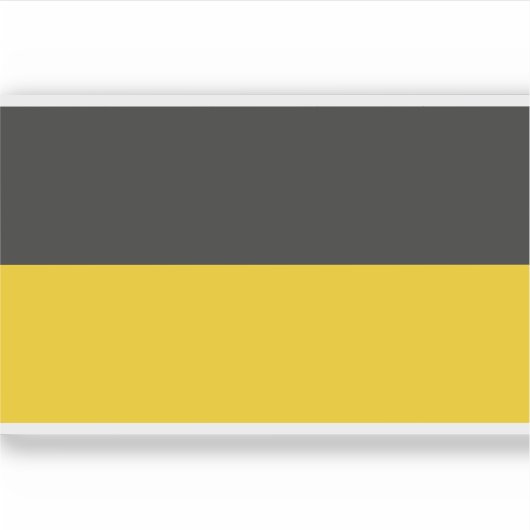 Flagge Deutschlands Aufkleber (Vorderseite)