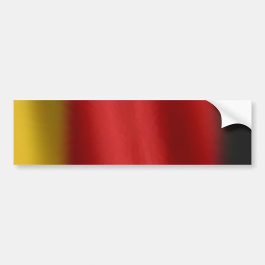 Flagge Deutschlands Autoaufkleber (Vorne)