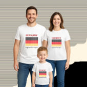 Flagge Deutschlands Baby T-shirt