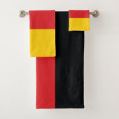Flagge Deutschlands Badhandtuch Set (Insitu)