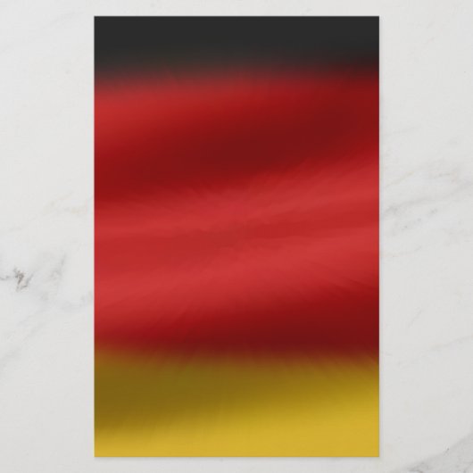 Flagge Deutschlands Briefpapier (Vorderseite)