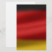Flagge Deutschlands Briefpapier (Vorne/Hinten)