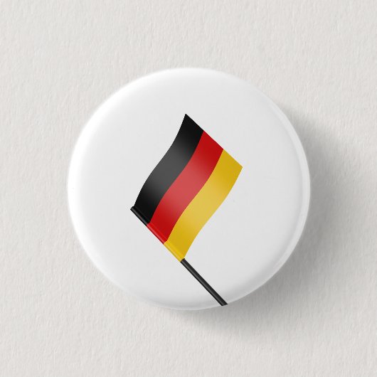 Flagge Deutschlands Button (Vorderseite)