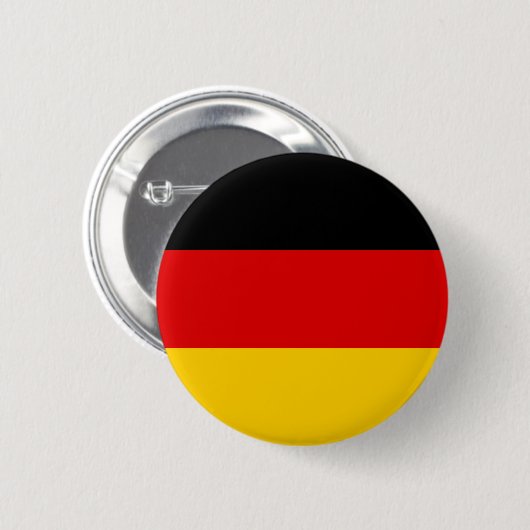 Flagge Deutschlands Button (Vorne & Hinten)