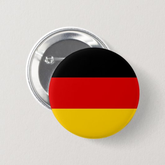Flagge Deutschlands Button (Vorne & Hinten)