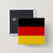 Flagge Deutschlands (Deutschland) Button (Vorne & Hinten)