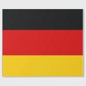 Flagge Deutschlands (Deutschland) Geschenkpapier (Flach)