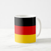 Flagge Deutschlands (Deutschland) Kaffeetasse (VorderseiteRechts)
