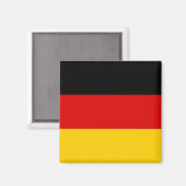 Flagge Deutschlands (Deutschland) Magnet (Vorderseite/Rückseite)