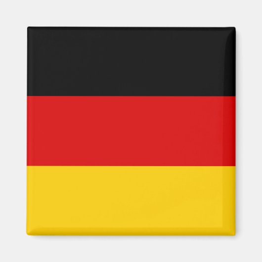 Flagge Deutschlands (Deutschland) Magnet (Vorne)