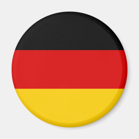 Flagge Deutschlands (Deutschland) Magnet (Vorne)