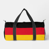 Flagge Deutschlands Duffle Bag (Vorderseite)
