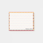 Flagge Deutschlands Emojis Post-it Klebezettel (Vorderseite)