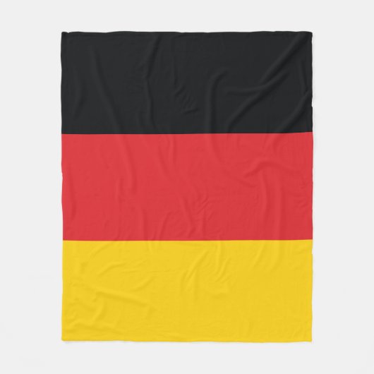 Flagge Deutschlands Fleecedecke (Vorderseite)