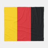Flagge Deutschlands Fleecedecke (Vorderseite (Horizontal))