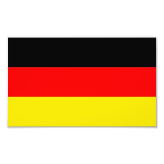 Flagge Deutschlands Fotodruck (Vorne)
