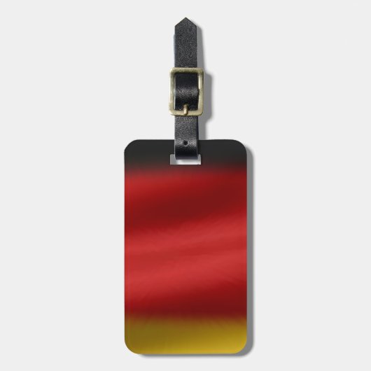 Flagge Deutschlands Gepäckanhänger (Vorderseite vertikal)