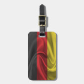 Flagge Deutschlands Gepäckanhänger (Vorderseite vertikal)