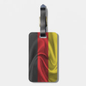 Flagge Deutschlands Gepäckanhänger (Rückseite vertikal)