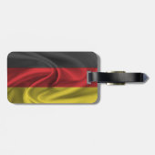 Flagge Deutschlands Gepäckanhänger (Rückseite horizontal)