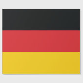 Flagge Deutschlands Geschenkpapier (Flach)