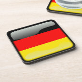 Flagge Deutschlands Getränkeuntersetzer (Linke Seite)